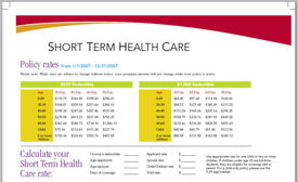 Short Term Policy Rate Information.